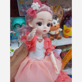 عروسک ملیشا تمام مفصلی آواز خوان چراغدار کادویی سیسمونی