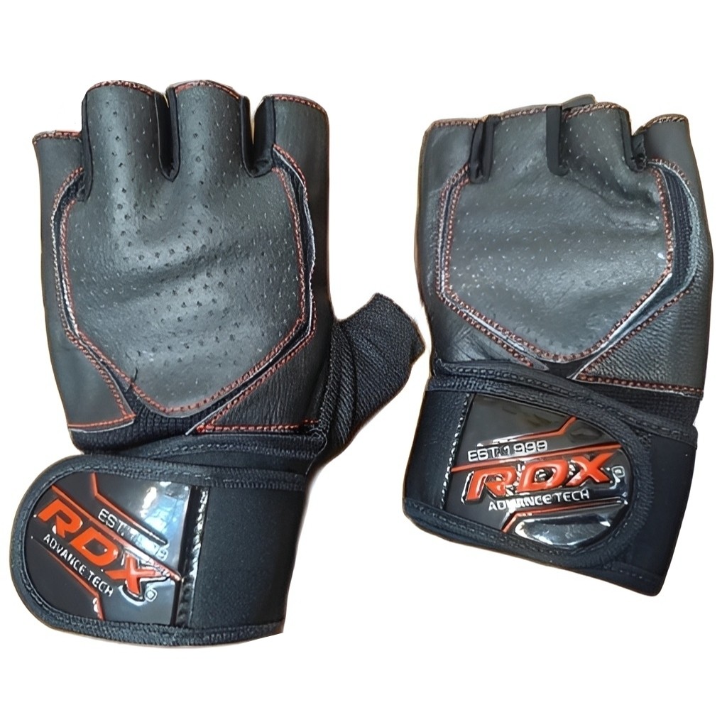 دستکش بدنسازی چرمی اورجینال پاکستانی RDX سایز L