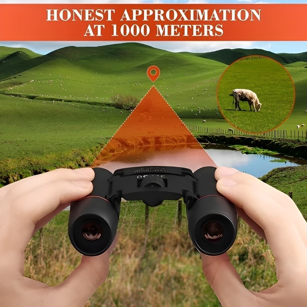 دوربین شکاری دوچشمی اورجینال جیبی و تاشو BINOCULARS (ارسال رایگان و خرید قسطی)