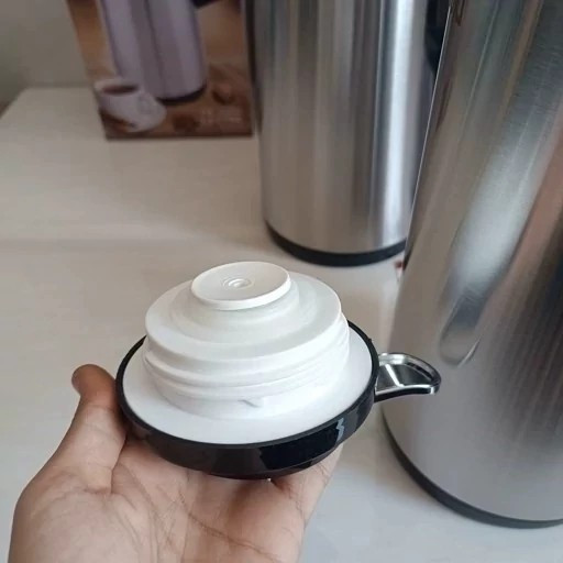 فلاسک استیل داخل شیشه ای درجه یک کازوکی+ ارسال رایگان