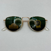 عینک آفتابی ریبن rayban شیشه سنگ سبز طلایی کد rb 3958 - فول پک (ارسال رایگان)
