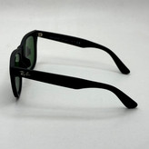 عینک آفتابی ریبن rayban ویفرر شیشه سنگ مشکی مات عدسی سبز سایز 54 به همراه پک کامل اورجینال RB 2140