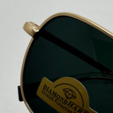 عینک آفتابی خلبانی رندولف شیشه سنگ آنتی رفلکس مشکی فریم طلایی فول پک RANDOLPH AVIATOR RE 58 24K GOLD (ارسال رایگان)
