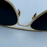 عینک آفتابی خلبانی رندولف شیشه سنگ آنتی رفلکس مشکی فریم طلایی فول پک RANDOLPH AVIATOR RE 58 24K GOLD (ارسال رایگان)