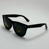 عینک آفتابی ریبن ویفرر شیشه سنگ مشکی که همراه پک کامل ریبن Rayban WAYFARER RB 2140 سایز 54 (ارسال رایگان)