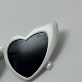 عینک آفتابی قلبی سفید برند دیور DIOR (ارسال رایگان)
