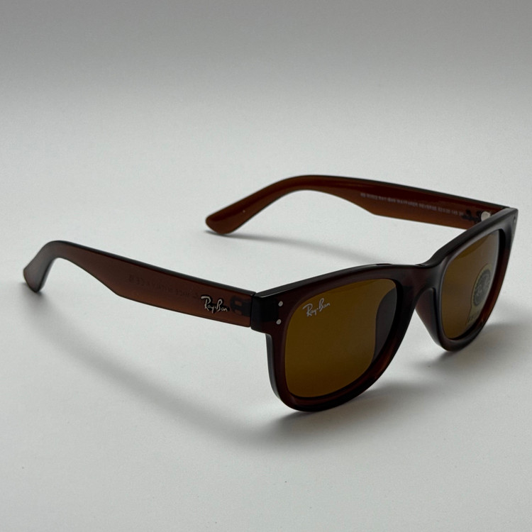 عینک آفتابی ریبن ویفرر شیشه سنگ قهوه ای به همراه پک کامل ریبن Rayban WAYFARER RB 0502S (ارسال رایگان)
