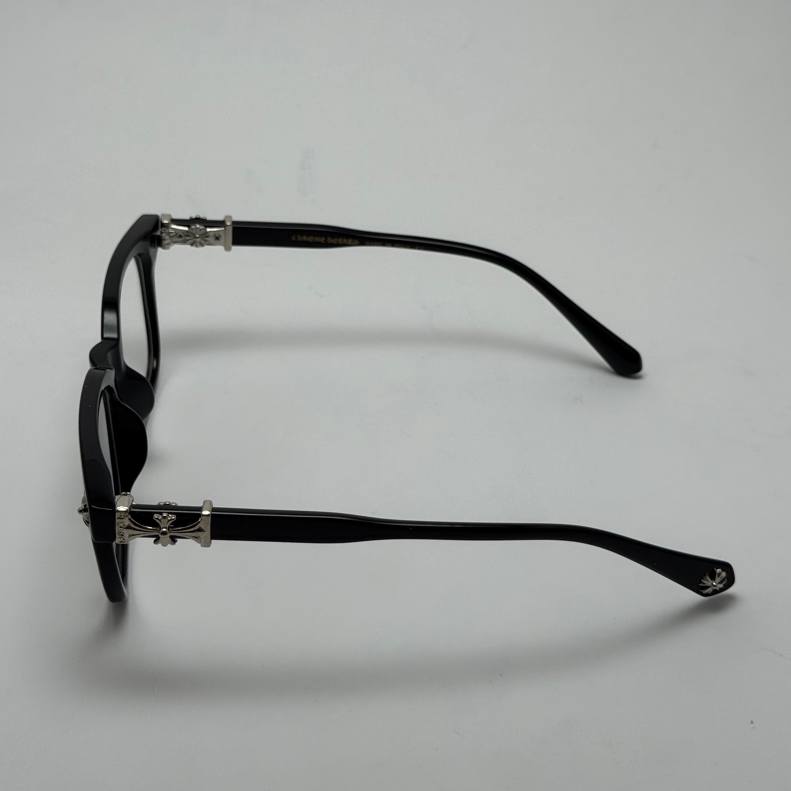 عینک بلوکات کروم هارتز مشکی نقره ای Chrome Hearts 2273 با پک کامل کروم هارتز - کیفیت مستر (ارسال رایگان)