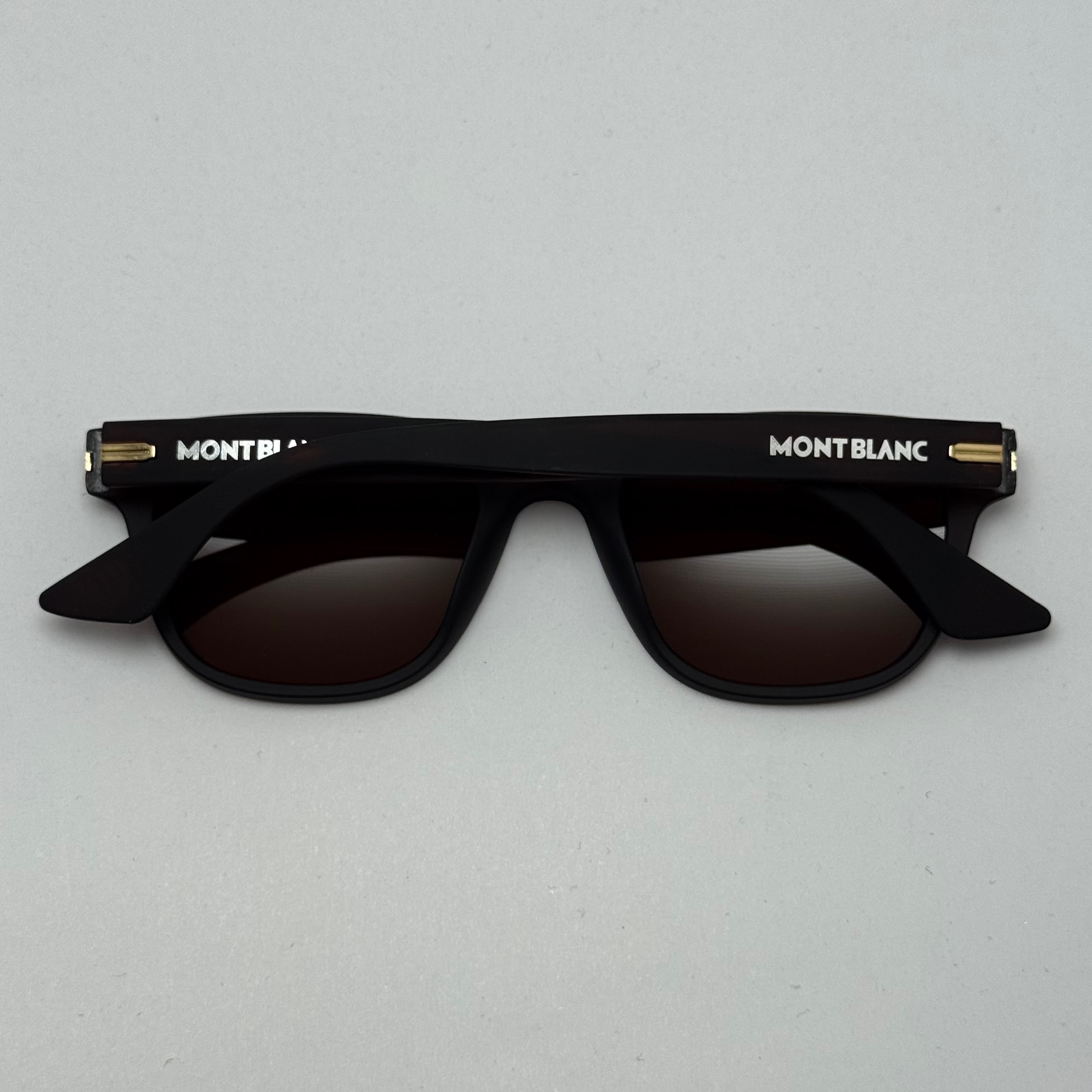 عینک آفتابی پلاریزه مون بلان MONT BLANC سبک قهوه ای کد MB 0302