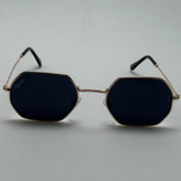 عینک آفتابی ریبن Ray-ban مشکی فریم طلایی کد RB 3556