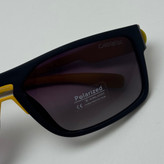 عینک آفتابی پلاریزه اسپرت کررا CARRERA مشکی زرد مناسب رانندگی به همراه کاور پارچه ای و دستمال نانو مخصوص کد 2202 (ارسال