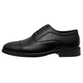 men's formal shoes black two-piece strap (پس کرایه)