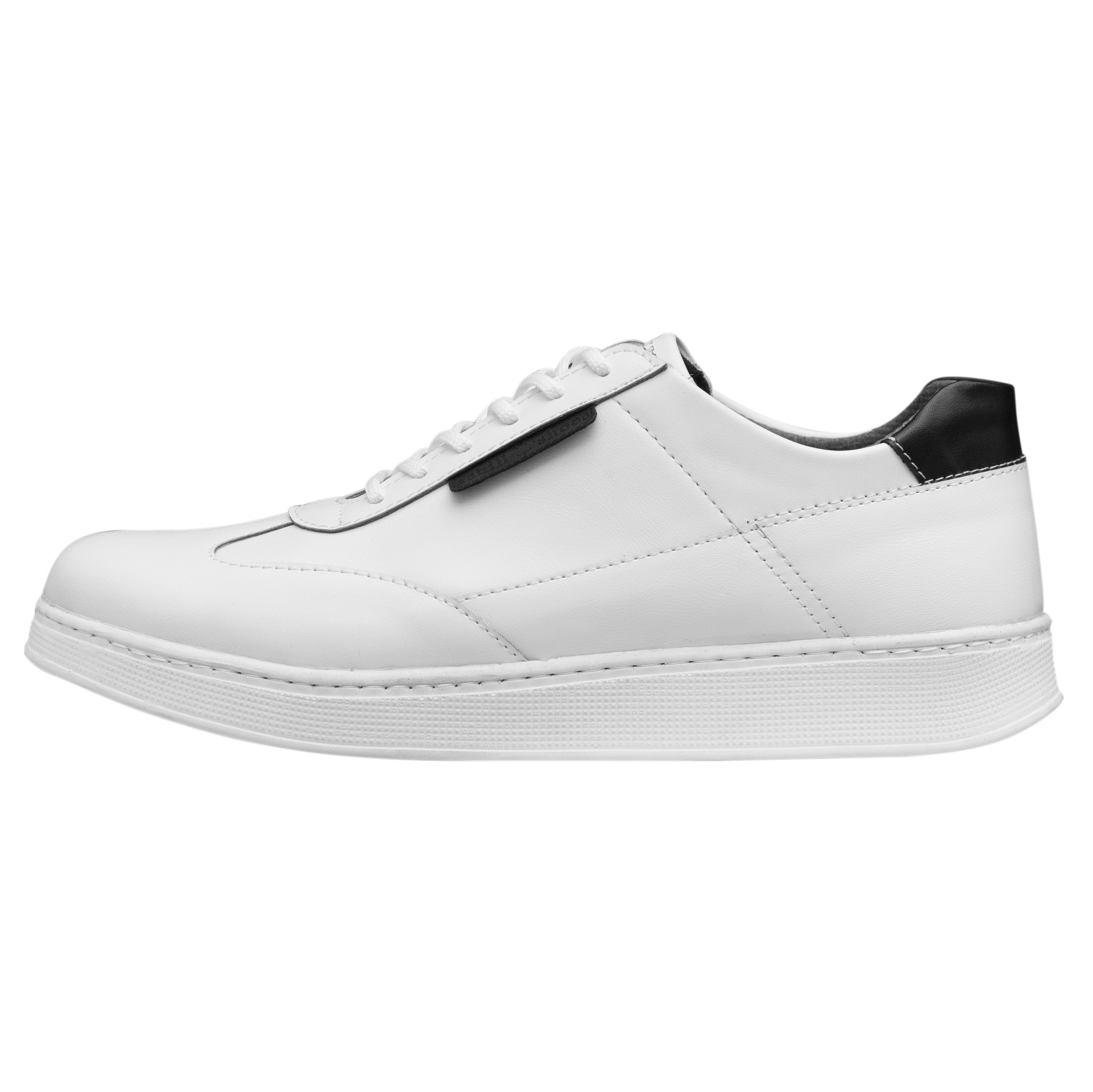 کفش اسپرت مردانه مدل ونیز رنگ سفید مشکی زیره سفید (پس کرایه)
