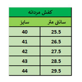 کفش مردانه رسمی بندی مدل سبلان رنگ عسلی تیره