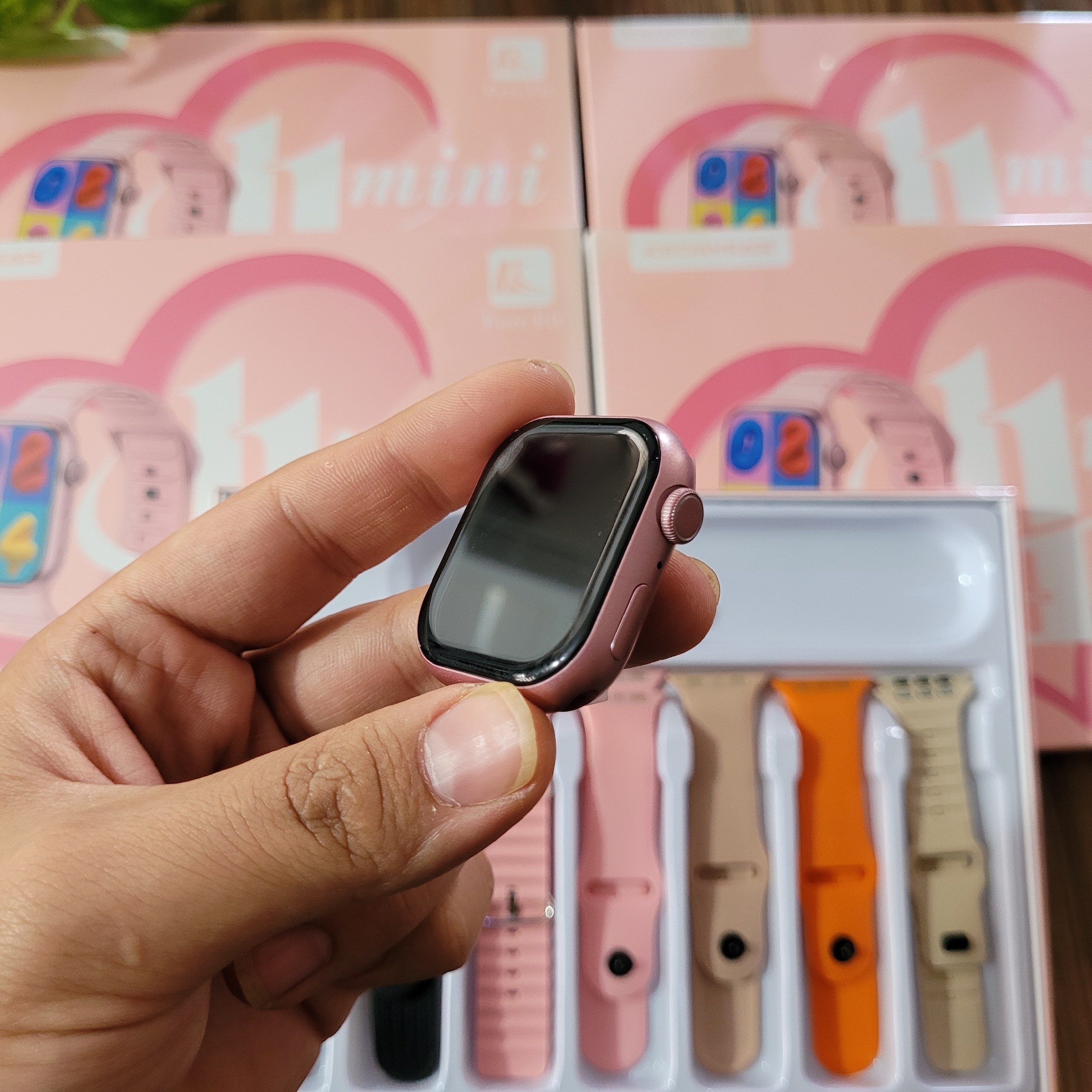 ساعت هوشمند KW87MINI هفت بند ورژن 2026 تمام صحفه اورجینال پرفرووش