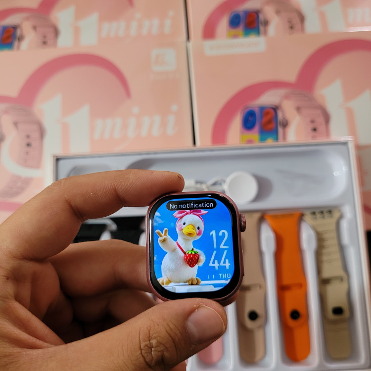 ساعت هوشمند KW87 mini هفت بند ورژن 2026 تمام صحفه اورجینال پرفرووش