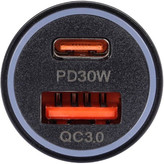 شارژر فندکی خودرو 55 وات و 48 وات دو پورت usb و pd تایپ سی فست شارژ باکیفیت پرفروش باحداقل سود ایکس