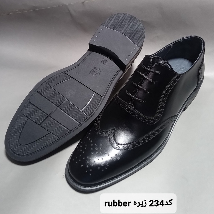 کفش مجلسی کد234 زیرهrubber چرم گاوی قیمت قدیم