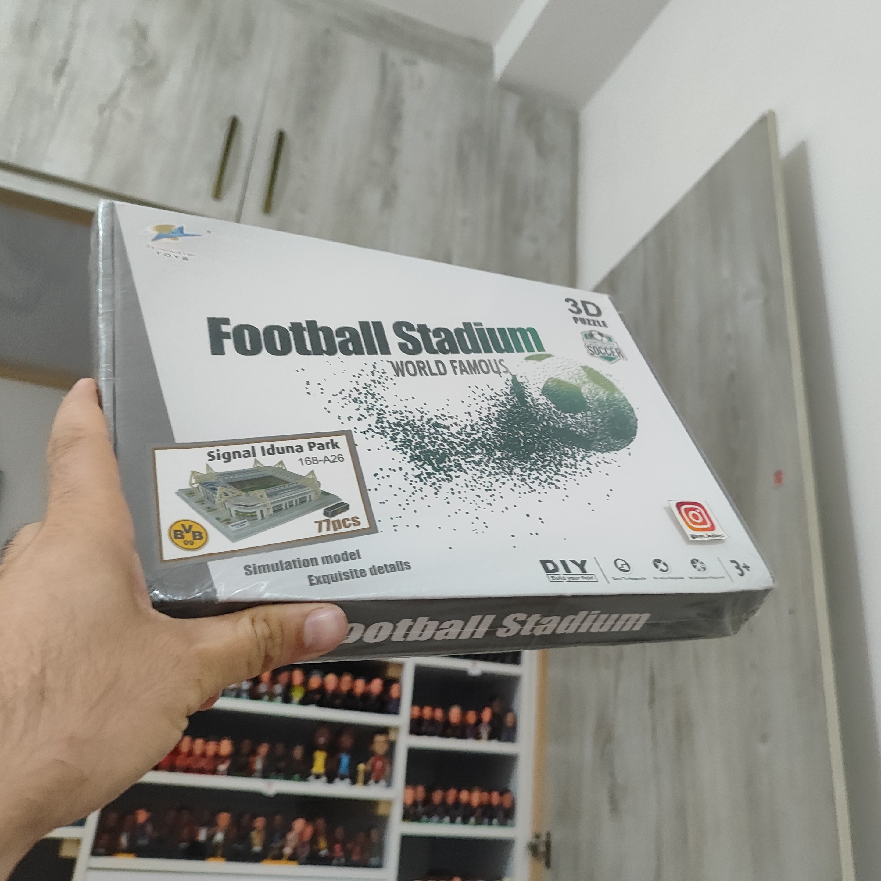پازل سه بعدی استادیوم دورتموند ورزشگاه وستفالن  سیگنال ایدونا پارک pazzle signal iduna park 3d