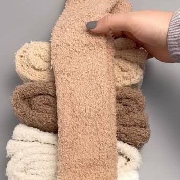 جوراب حوله ای زنانه جوراب تدی ساق بلند جوراب زمستانی بلند زنانه