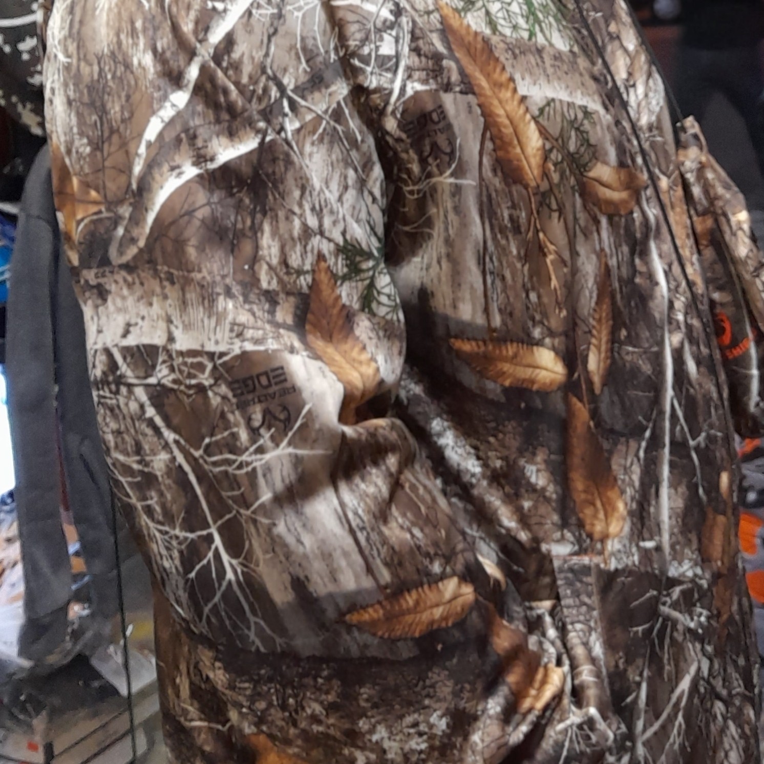 پانچو زیپدار بادگیر استتار پانچو استتار بادگیر ضد آب سایز بزرگ پانچو ضدآب استتار شاخه برگی اورجینال