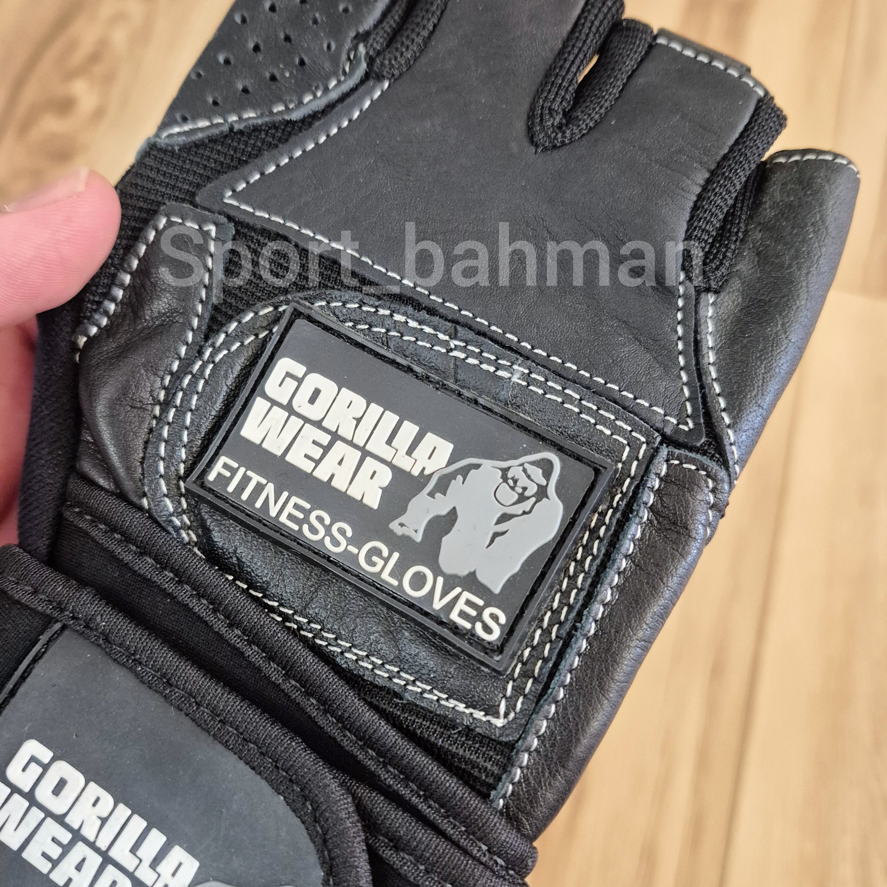 دستکش بدنسازی چرم گوریلا