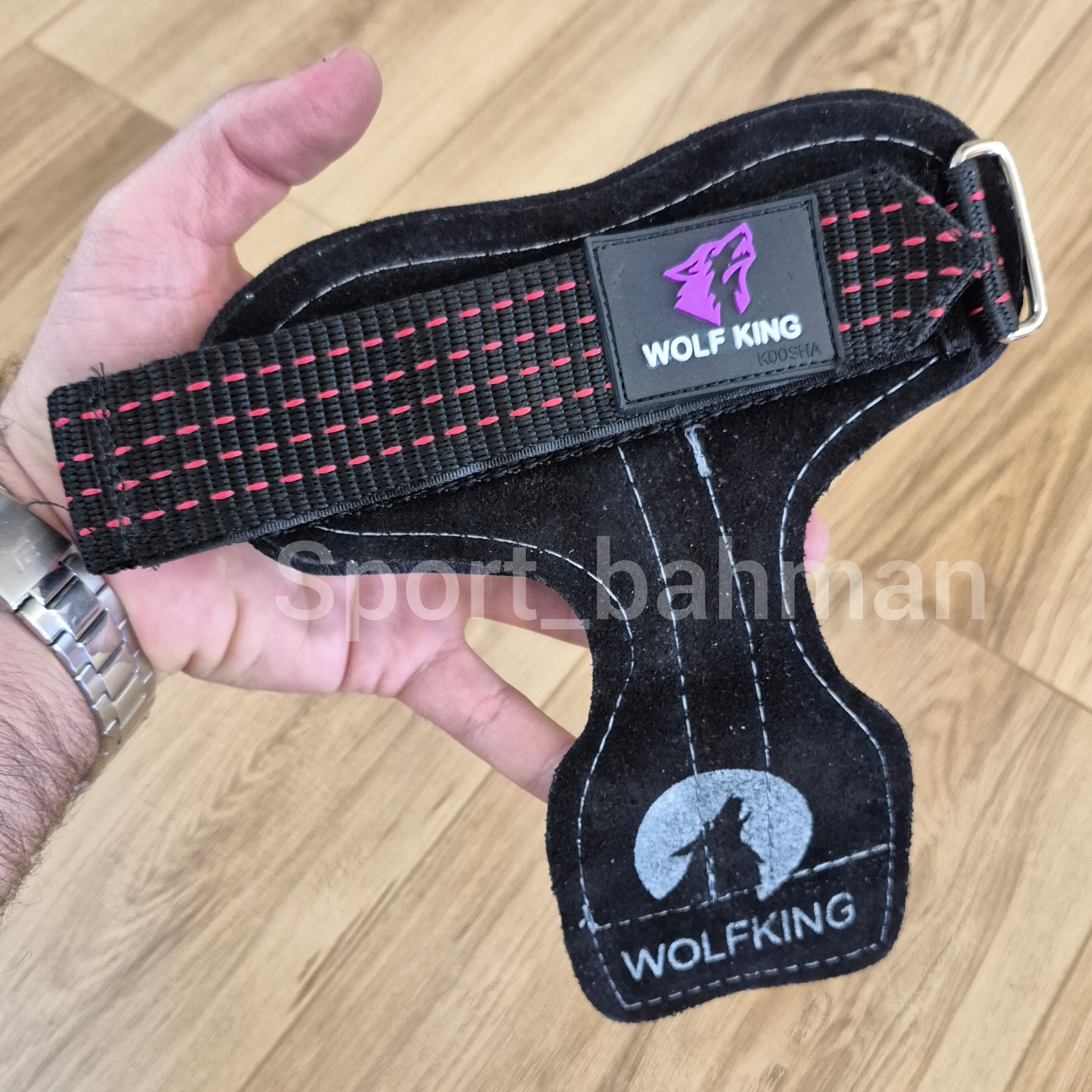 مچ بند بدنسازی بند لیفت دار چرمی