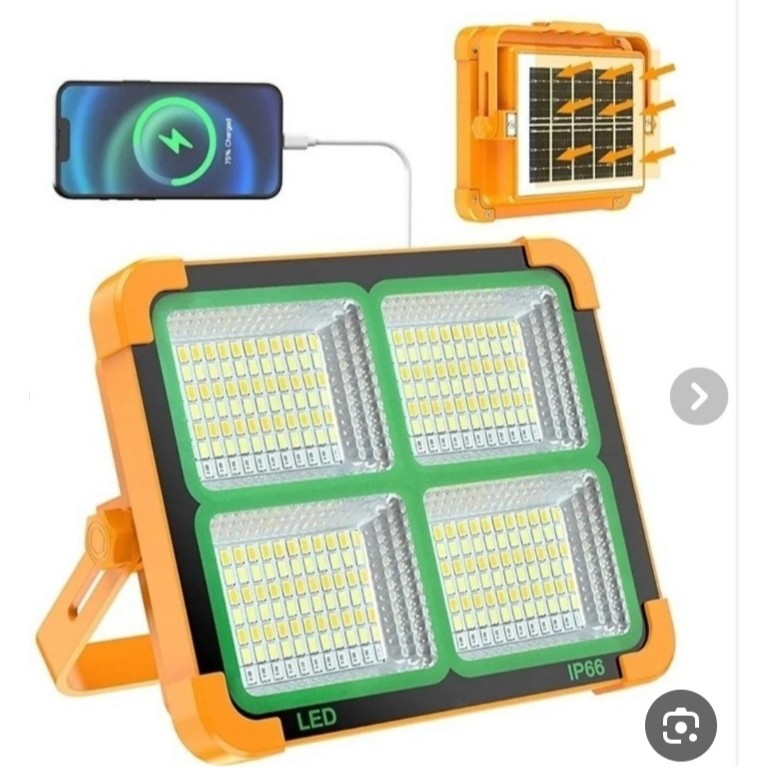 پروژکتور شارژی و خورشیدی 1200 وات Solar LED light Private