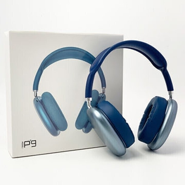 Red P9 Bluetooth Headset with AUX & RAM, Deep Bass, Noise Cancellation